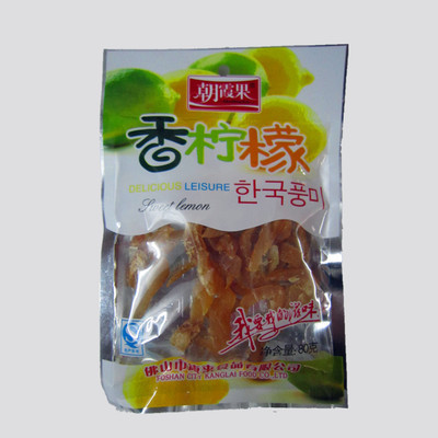 美味零食推荐 80g朝霞果香柠檬
